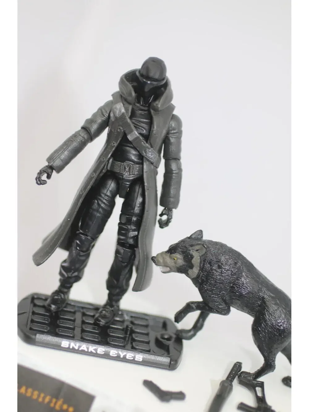 G.I. Joe Rise of Cobra Snake Eyes Paris Pursuit Black Timber Variant Hasbro 2009 - Picture 4 of 10